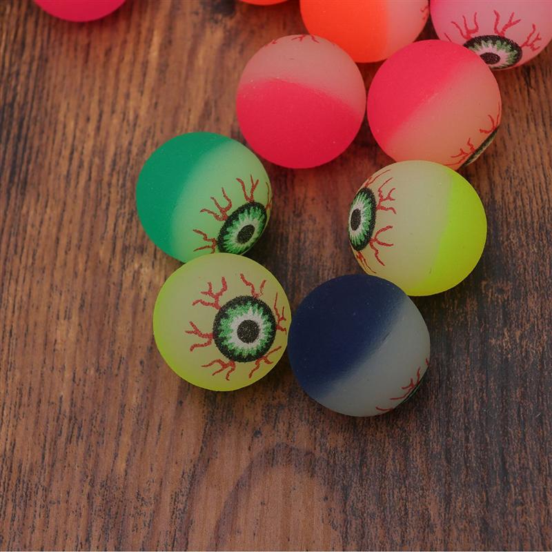 24 Pcs Bouncing Balls Halloween Eyeball Toys Bouncy, Halloween Decoration Items, Halloween Eye Balls