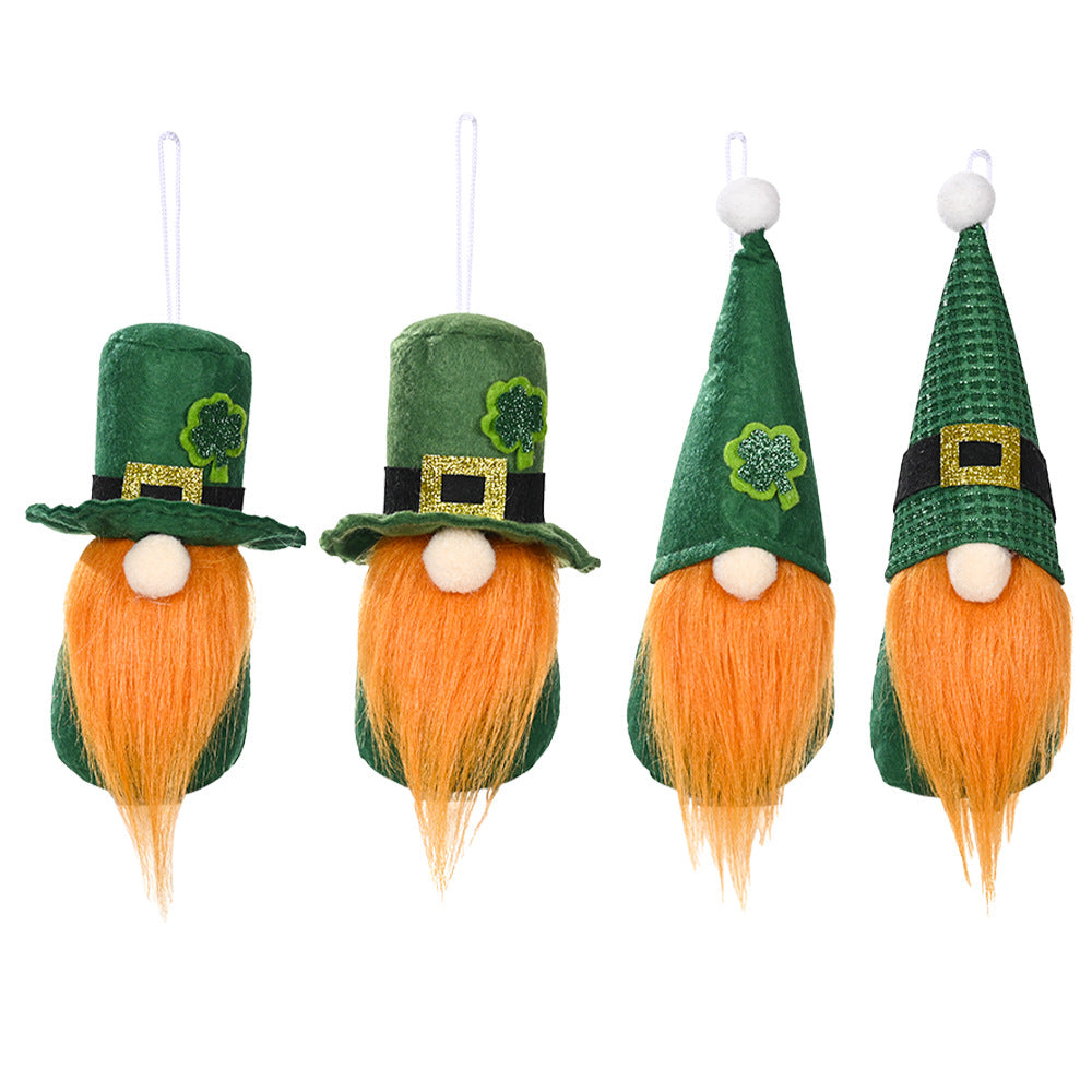 The Irish Festival With Green Figurines Gnome - Decognomes