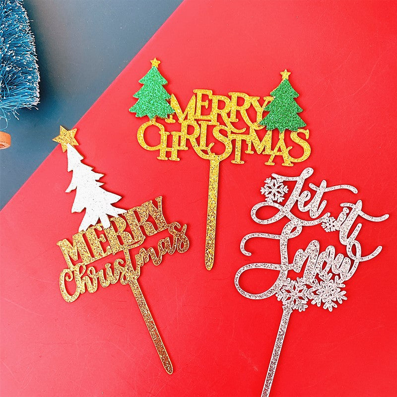Christmas Tree Acrylic Cake Insert Card, Outdoor and Indoor Christmas decorations Items, Christmas ornaments, Christmas tree decorations, salt dough ornaments, Christmas window decorations, cheap Christmas decorations, snowmen, and ornaments. 