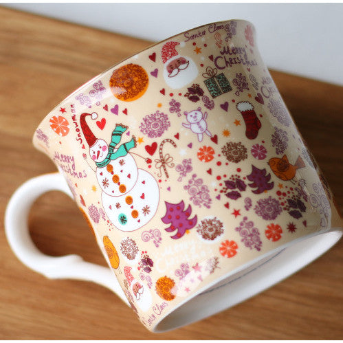 christmas coffee cups, Christmas Cups, gingerbread mugs, Christmas Tea Cups, Xmas Mug, 