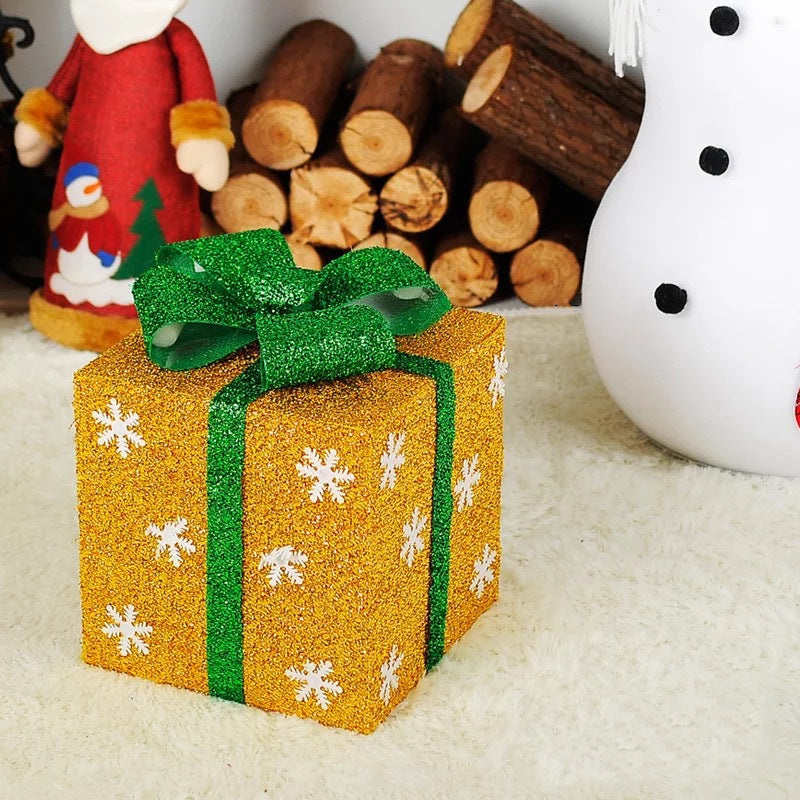 Christmas Day Window Display Snowflake Gift Wrapping Box, Outdoor and Indoor Christmas decorations Items, Christmas ornaments, Christmas tree decorations, salt dough ornaments, Christmas window decorations, cheap Christmas decorations, snowmen, and ornaments.