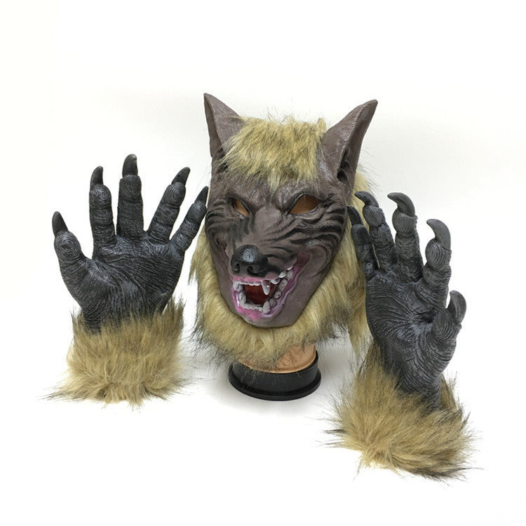 Wolf Halloween Mask Horror Devil Costume Party Props, Funny Glowing Masks, Halloween Horror Mask, Halloween LED Full Mask, Skull LED Mask, Animal Mask, Costumes Props Mask, Halloween Masks For Sale, Halloween Masks Near Me, Halloween Mask Micheal Myers, Halloween Mask Store