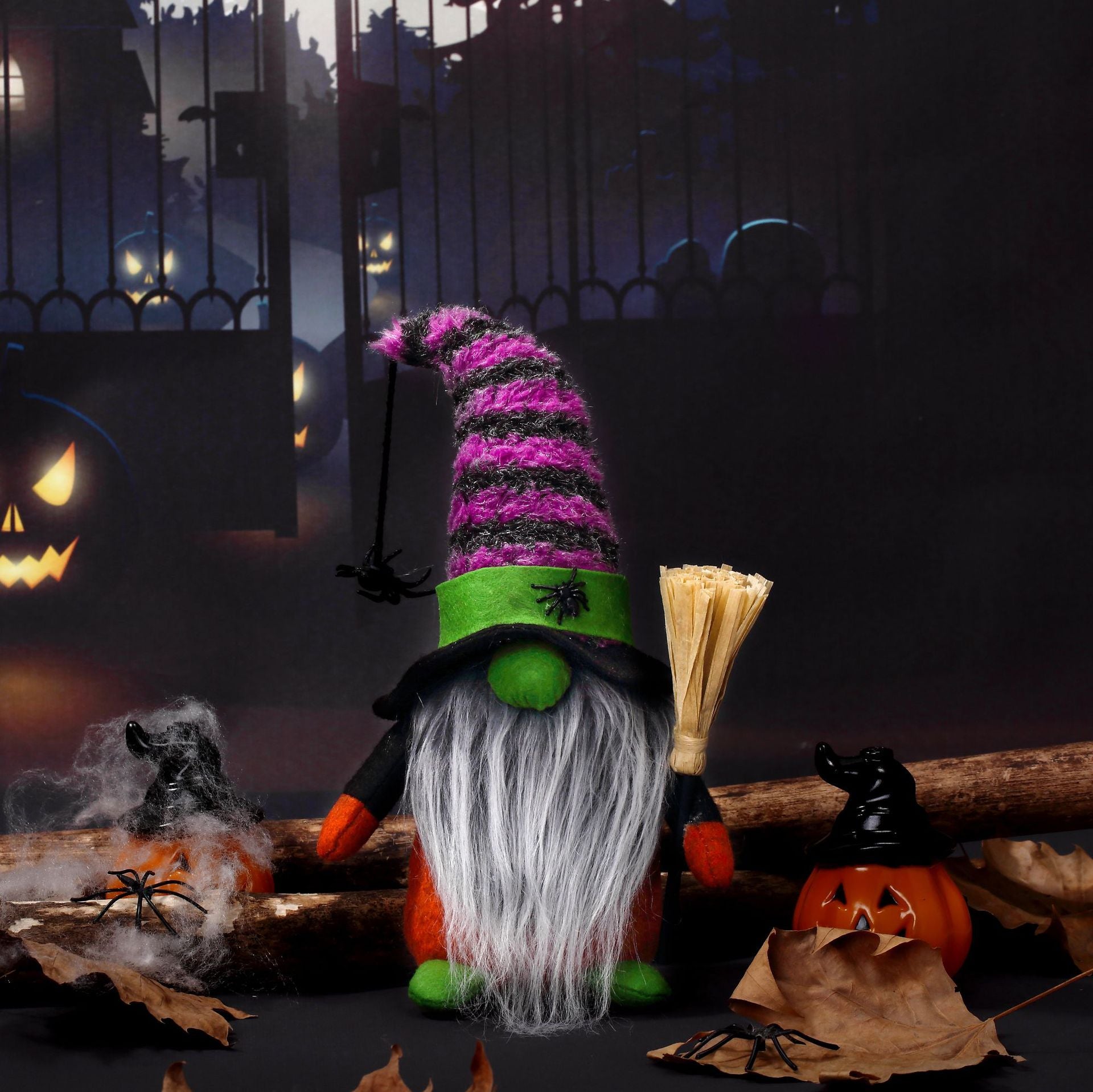 Halloween Broomstick Gnomes