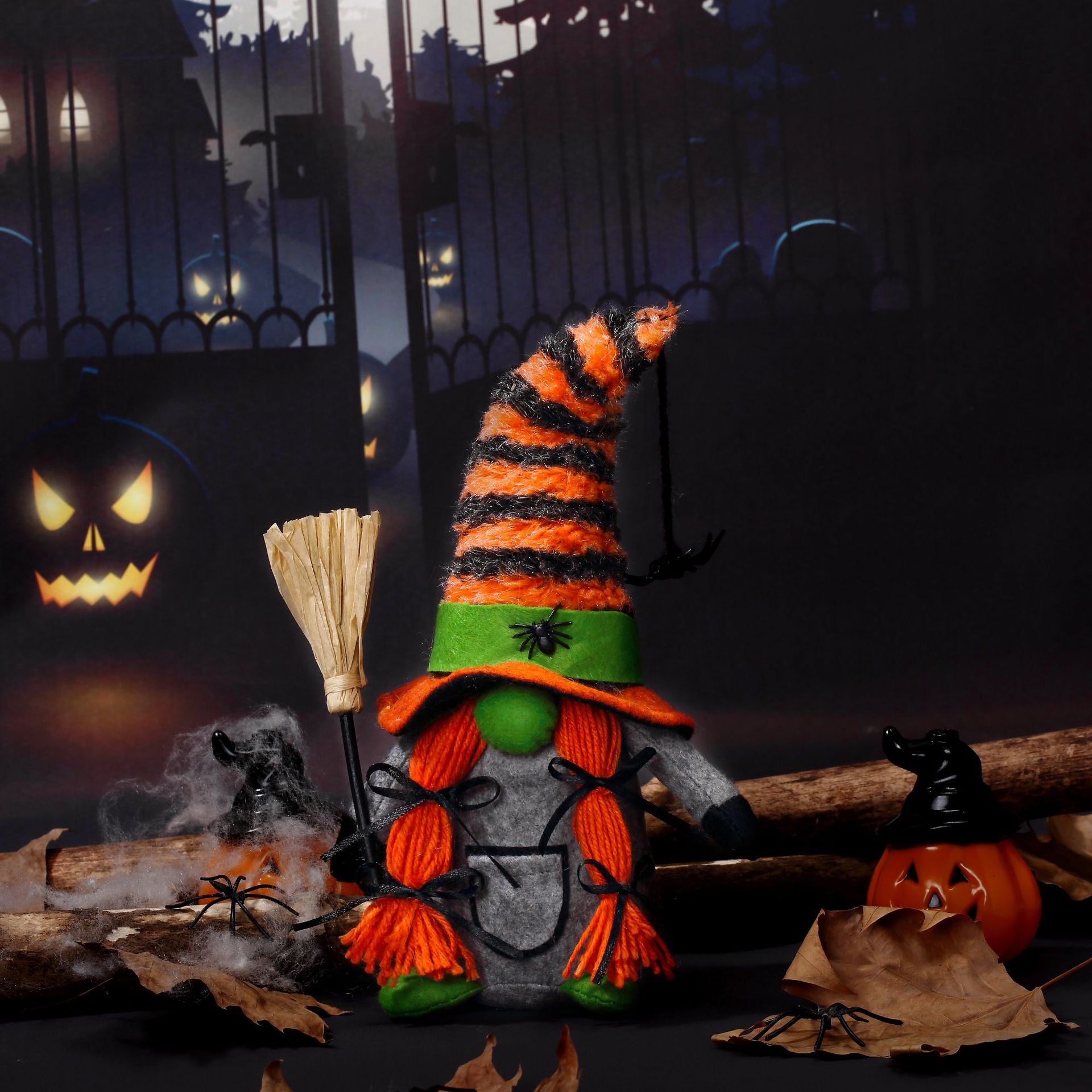Halloween Broomstick Gnomes