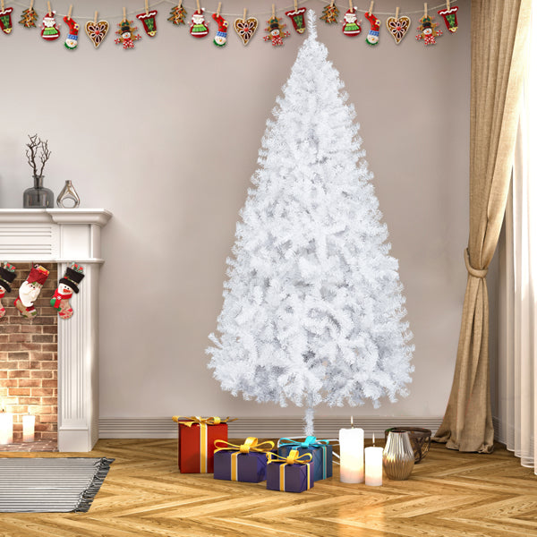 8ft White Christmas Tree Pvc N101 US