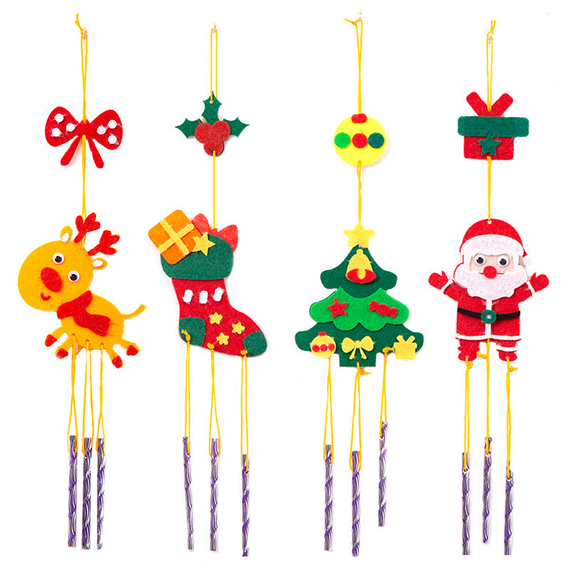 Christmas Non woven Wind Chime, Outdoor and Indoor Christmas decorations Items, Christmas ornaments, Christmas tree decorations, salt dough ornaments, Christmas window decorations, cheap Christmas decorations, snowmen, and ornaments.