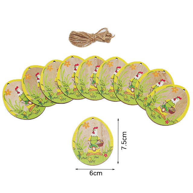 10Pcs Bunny Easter Wooden Pendant Cartoon Rubbit Egg, Easter decorations, Easter eggs decorations, Easter bunny decorations, Easter wreaths, Easter garlands, Easter centerpieces, Easter table runners, Easter tablecloths, Easter baskets decorations, Easter grass decorations, Easter candy decorations, Easter lights, Easter inflatables, Easter door wreaths, Easter tree decorations, Easter wall art, Easter banners, Easter window clings, Easter garden flags, Easter outdoor decorations.