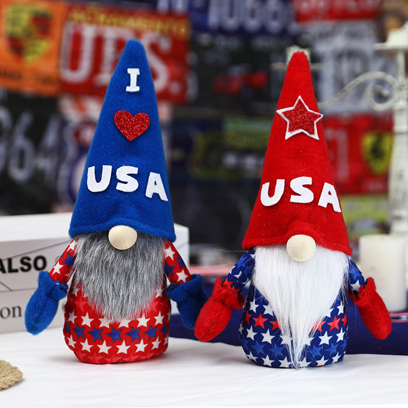 National Day Gnomes,  Memorial Day Gnome, Veterans Day Gnome, Patriotic gnome Independence Day Gnome, 4th of July Gnome,  Gnome For Sale, Handmade Gnome.