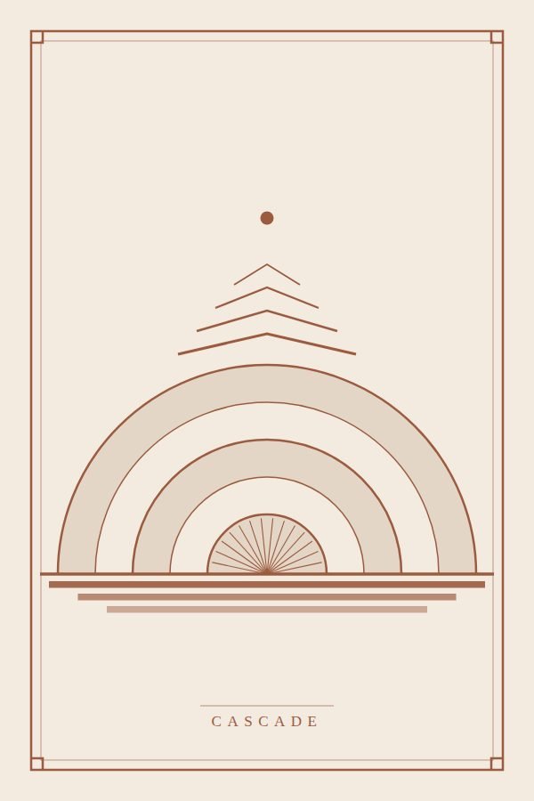 Cascade in blush