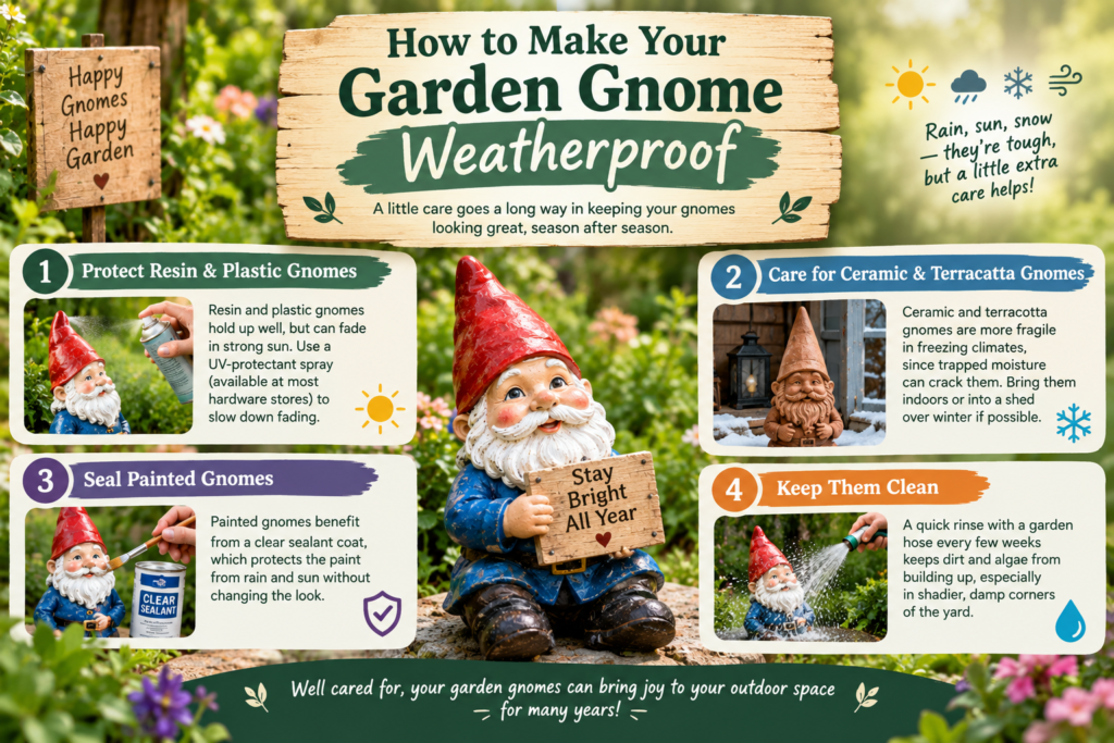 How to Make Your Garden Gnome Weatherproof