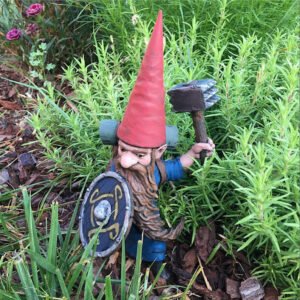 Defender Garden Gnome Resin Outdoor Ornament