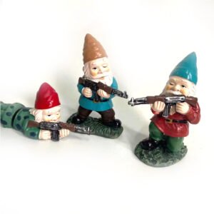 Hand-Painted Resin Cartoon Garden Gnome Statue